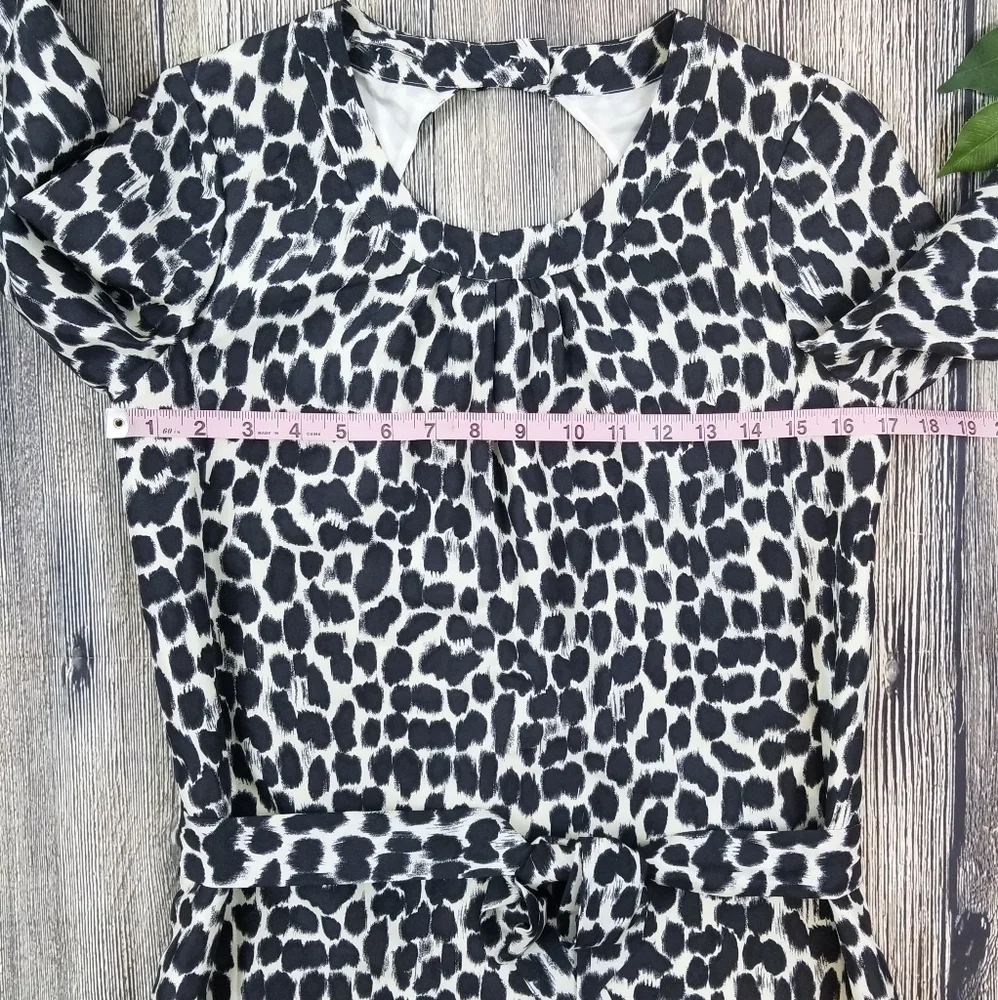 Kate Spade New York Dorothy Leopard Print Silk Dress